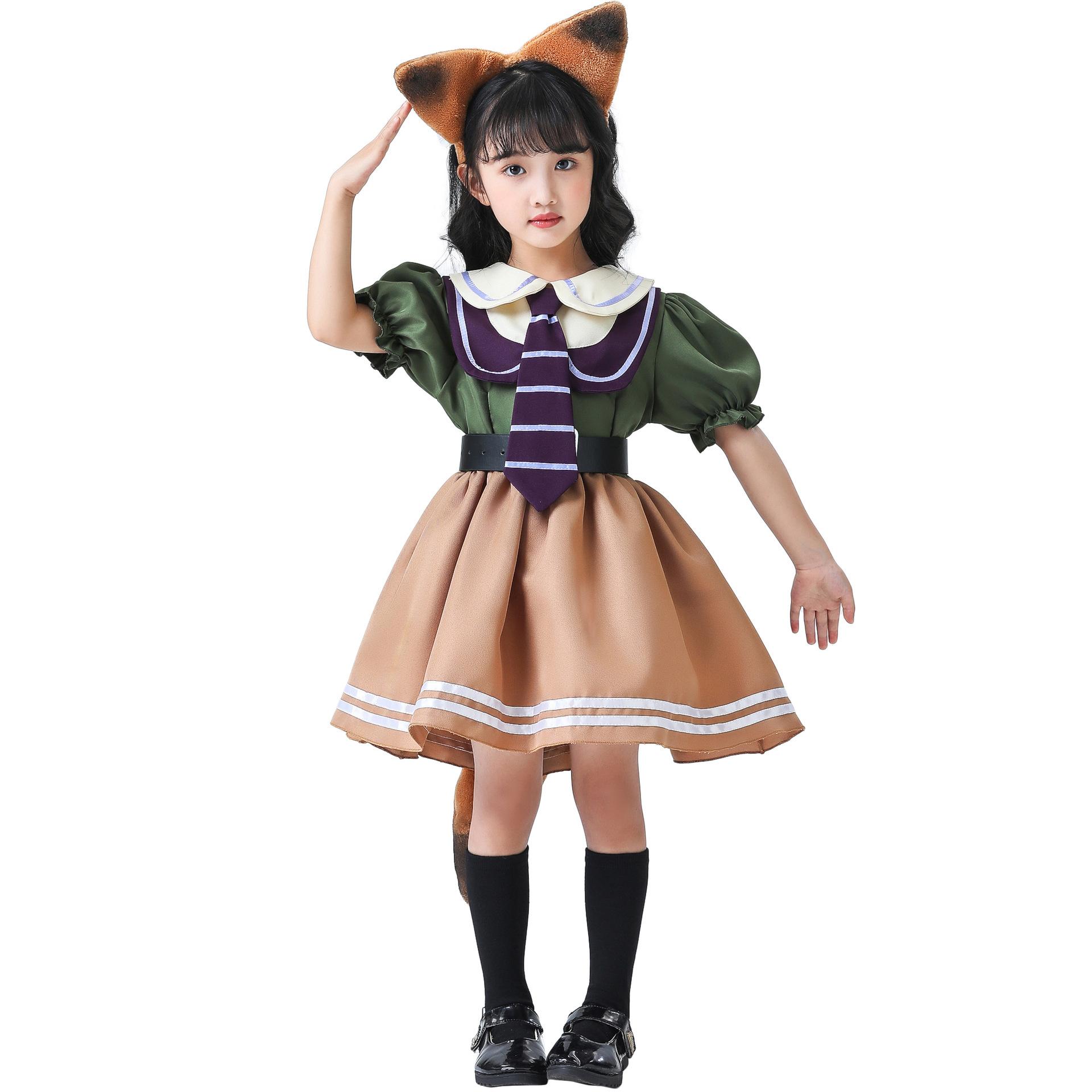 Judy Nick Fox Costume cos Costume June 1st Children s Day Girls Clothing Kids Dress Dance Costume S size 110-120cm
Judy Nick Fox Costume cos Costume June 1st Children s Day Girls Clothing Kids Dress Dance Costume S size 110-120cm