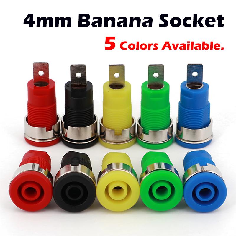40PCS Insulated Safety 32A 4mm Banana Socket Terminal 5 Colors Female Jack Panel Mount Socket Binding Post Wire Connector
40PCS Insulated Safety 32A 4mm Banana Socket Terminal 5 Colors Female Jack Panel Mount Socket Binding Post Wire Connector