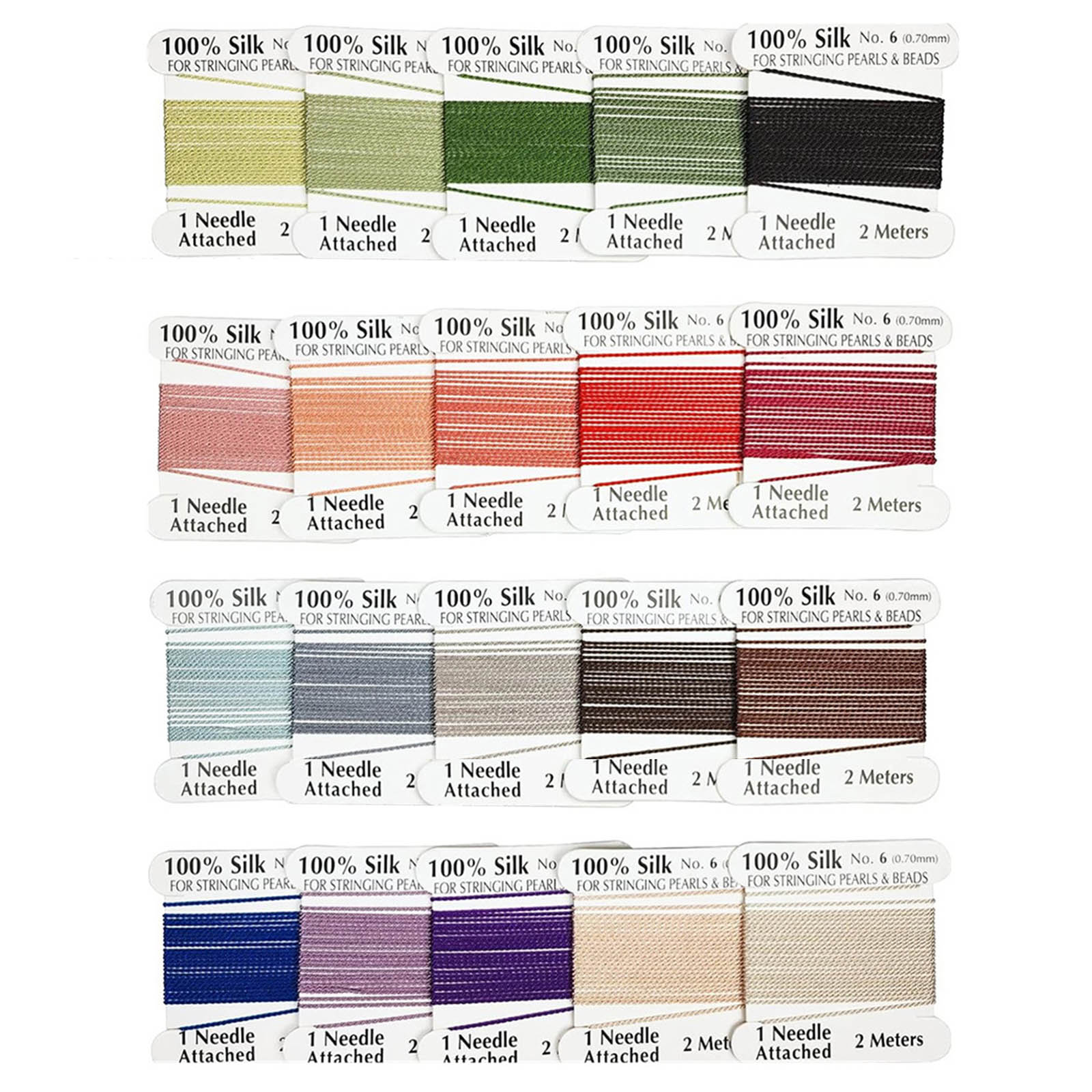 20 шт. 100% шелковый шнур для бисера, многоцветный, с иглой на конце, шелковый шнур для бисероплетения, плетеная нить 0,6 мм/0,7 мм 7
20 шт. 100% шелковый шнур для бисера, многоцветный, с иглой на конце, шелковый шнур для бисероплетения, плетеная нить 0,6 мм/0,7 мм 7