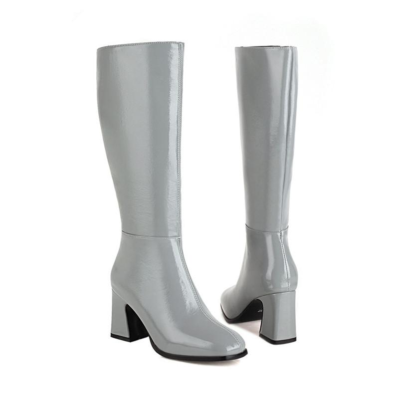 Женские сапоги на высоком каблуке осень-зима новые однотонные сапоги на толстом каблуке большого размера среднего размера 41
Женские сапоги на высоком каблуке осень-зима новые однотонные сапоги на толстом каблуке большого размера среднего размера 41