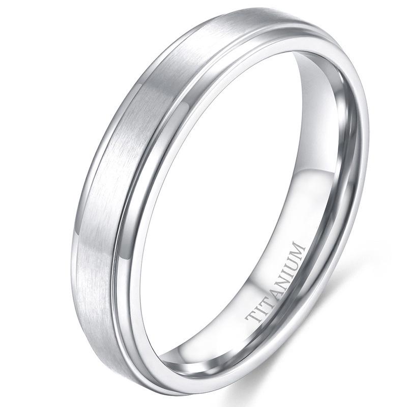 OULAN Unisex Pure Titanium Ring - Straight Edge, Width Options: 4/6/8mm, Popular European & American Style US Size 7.5
OULAN Unisex Pure Titanium Ring - Straight Edge, Width Options: 4/6/8mm, Popular European & American Style US Size 7.5