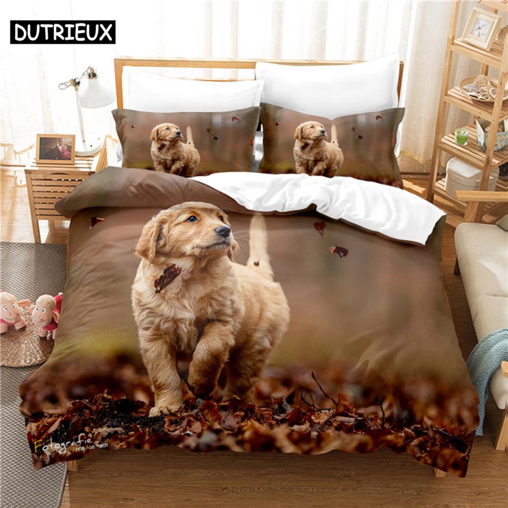 3D Digital Printing Fashion Design Adorable Lovely Pupy Beding Set, Quen Sized Dimensions Soft with Soft Fabric Duvet Cover Set 100*200cm Single
3D Digital Printing Fashion Design Adorable Lovely Pupy Beding Set, Quen Sized Dimensions Soft with Soft Fabric Duvet Cover Set 100*200cm Single