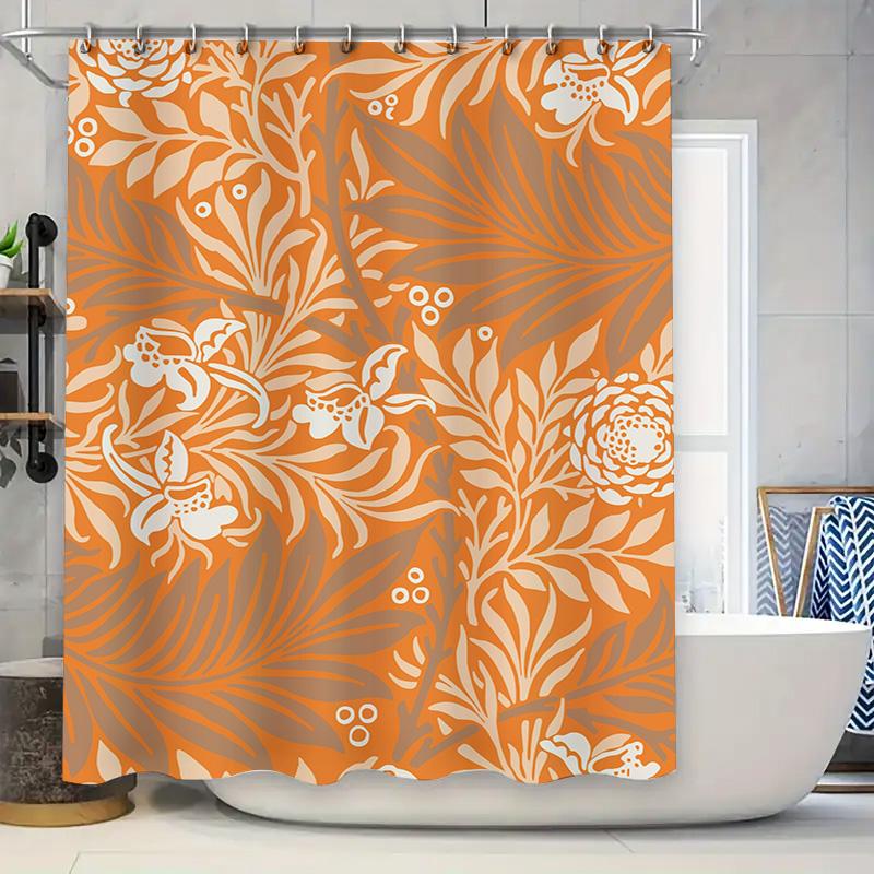 Orange Floral Printed Shower Curtain Waterproof Decor Bathroom Accessories For Home Decoration 3D Printed Bath Shower Curtain Wi W60H190(CM)-1 Pcs
Orange Floral Printed Shower Curtain Waterproof Decor Bathroom Accessories For Home Decoration 3D Printed Bath Shower Curtain Wi W60H190(CM)-1 Pcs