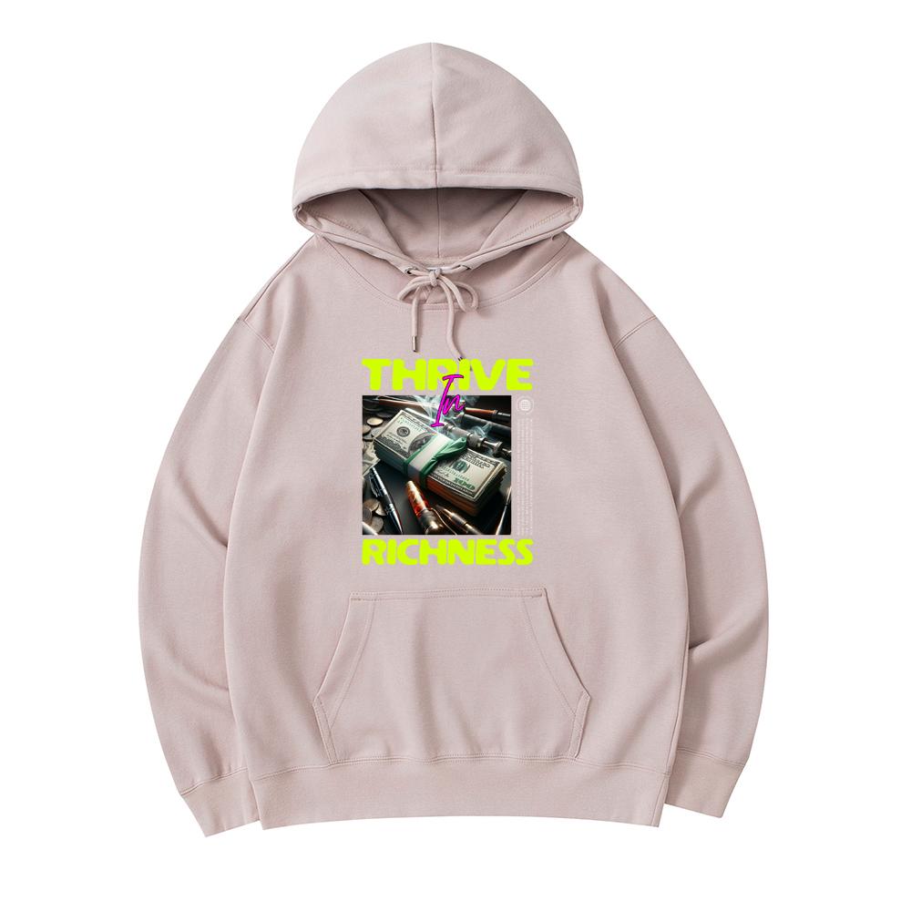 300 GSM Men s Cotton Hoodies Thrive In Richness Print Premium Cotton Sweatshirt XS армия зеленый
300 GSM Men s Cotton Hoodies Thrive In Richness Print Premium Cotton Sweatshirt XS армия зеленый