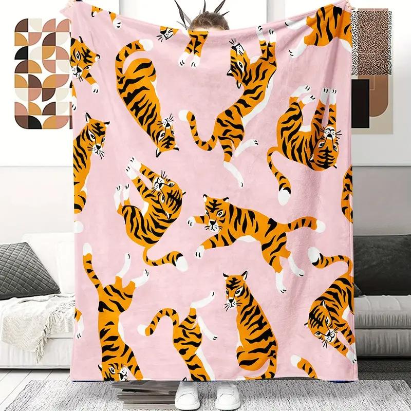 Ethnic style tiger pattern digital-printed polyester Bedroom velvet flannel cover blanket Fleece soft cover blankets for beds 75x90cm
Ethnic style tiger pattern digital-printed polyester Bedroom velvet flannel cover blanket Fleece soft cover blankets for beds 75x90cm