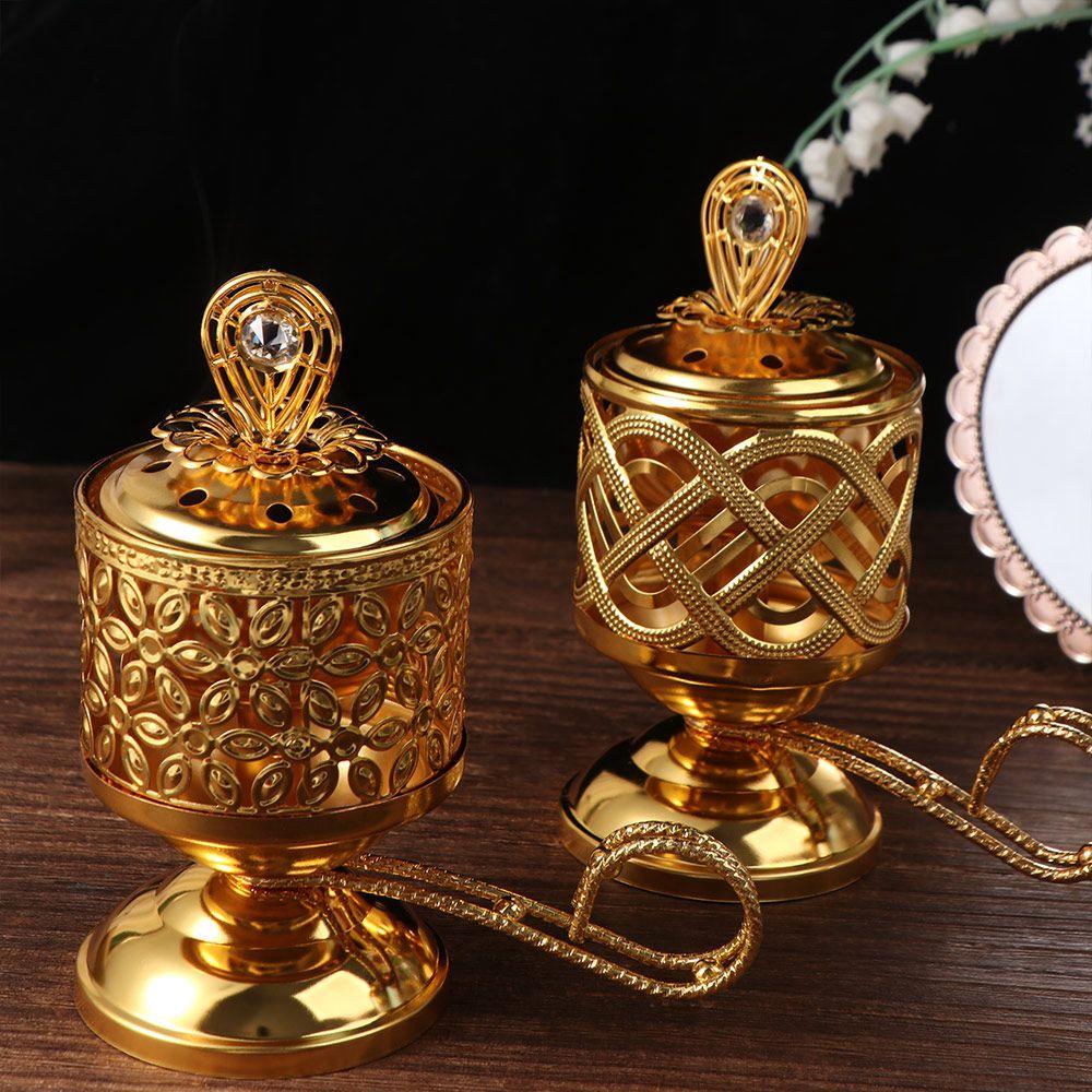 Decorative Gold Aromatherapy Furnace Traditional Metal Incense Stove Church Style 3
Decorative Gold Aromatherapy Furnace Traditional Metal Incense Stove Church Style 3