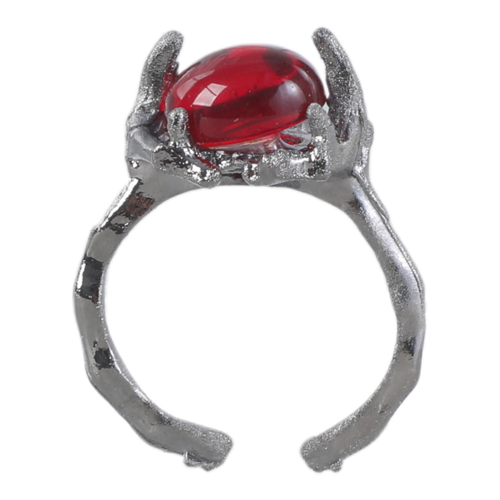 Crystal Liquid Metal Open Ring Thorn Lava Retro Adjustable Large Zircon Ring Unisex Accessories Stylish Gothic Jewelry 1
Crystal Liquid Metal Open Ring Thorn Lava Retro Adjustable Large Zircon Ring Unisex Accessories Stylish Gothic Jewelry 1