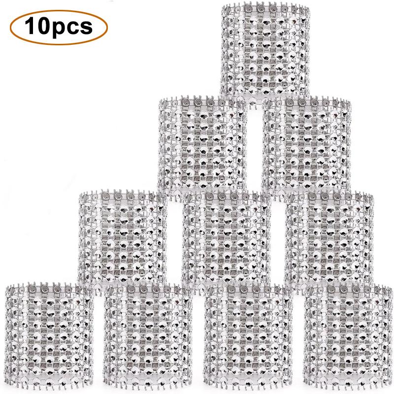 10pcs Napkin Rings, gold/silver Bling Napkin Holder Bulk Rings Buckles for Wedding Dinner Party Table Decor Holiday Parties срібний
10pcs Napkin Rings, gold/silver Bling Napkin Holder Bulk Rings Buckles for Wedding Dinner Party Table Decor Holiday Parties срібний