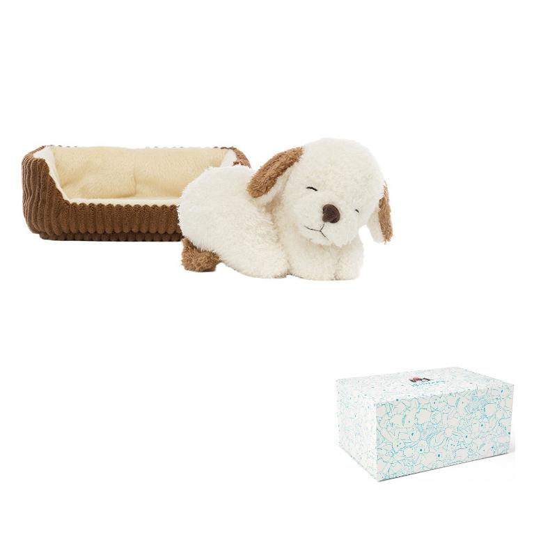 JELLYCAT dog series animal snooze dog cute plush doll 10cm high Blue Box
JELLYCAT dog series animal snooze dog cute plush doll 10cm high Blue Box