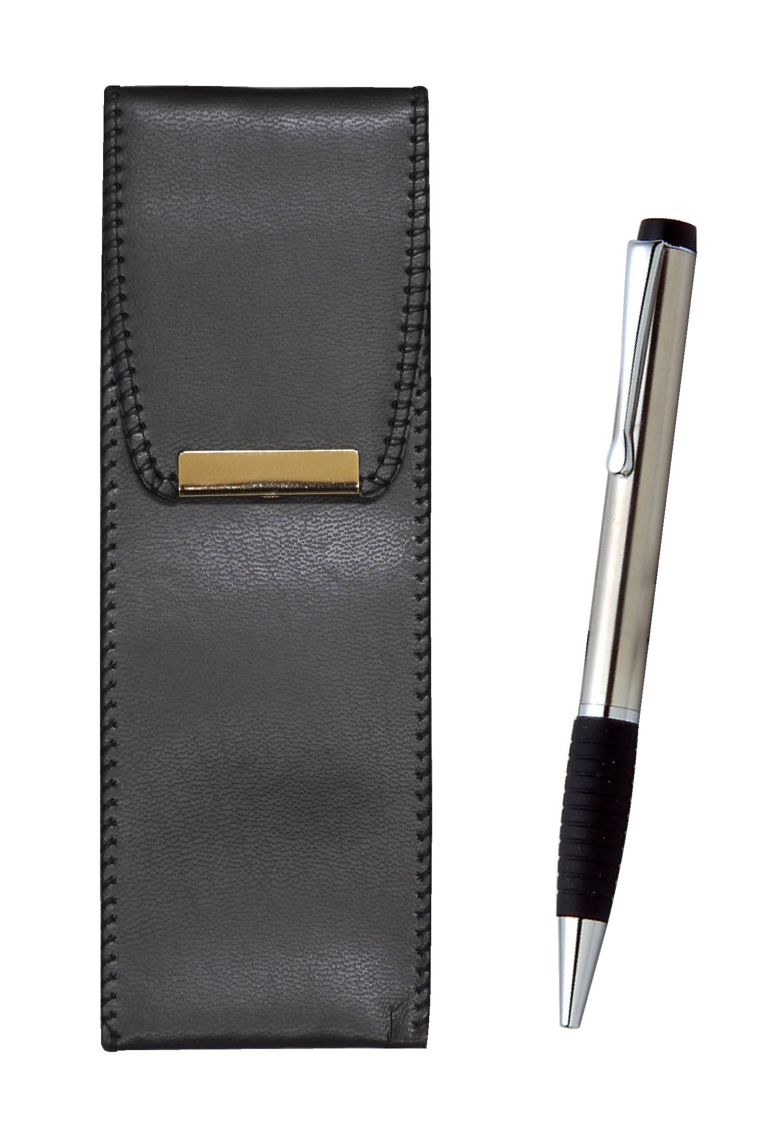 Takizawa Eco Leather Pen Case Metallic Rubber Rotating Ballpoint Pen Set 3 Pack T23-BR-B-LUT102SB-3
Takizawa Eco Leather Pen Case Metallic Rubber Rotating Ballpoint Pen Set 3 Pack T23-BR-B-LUT102SB-3