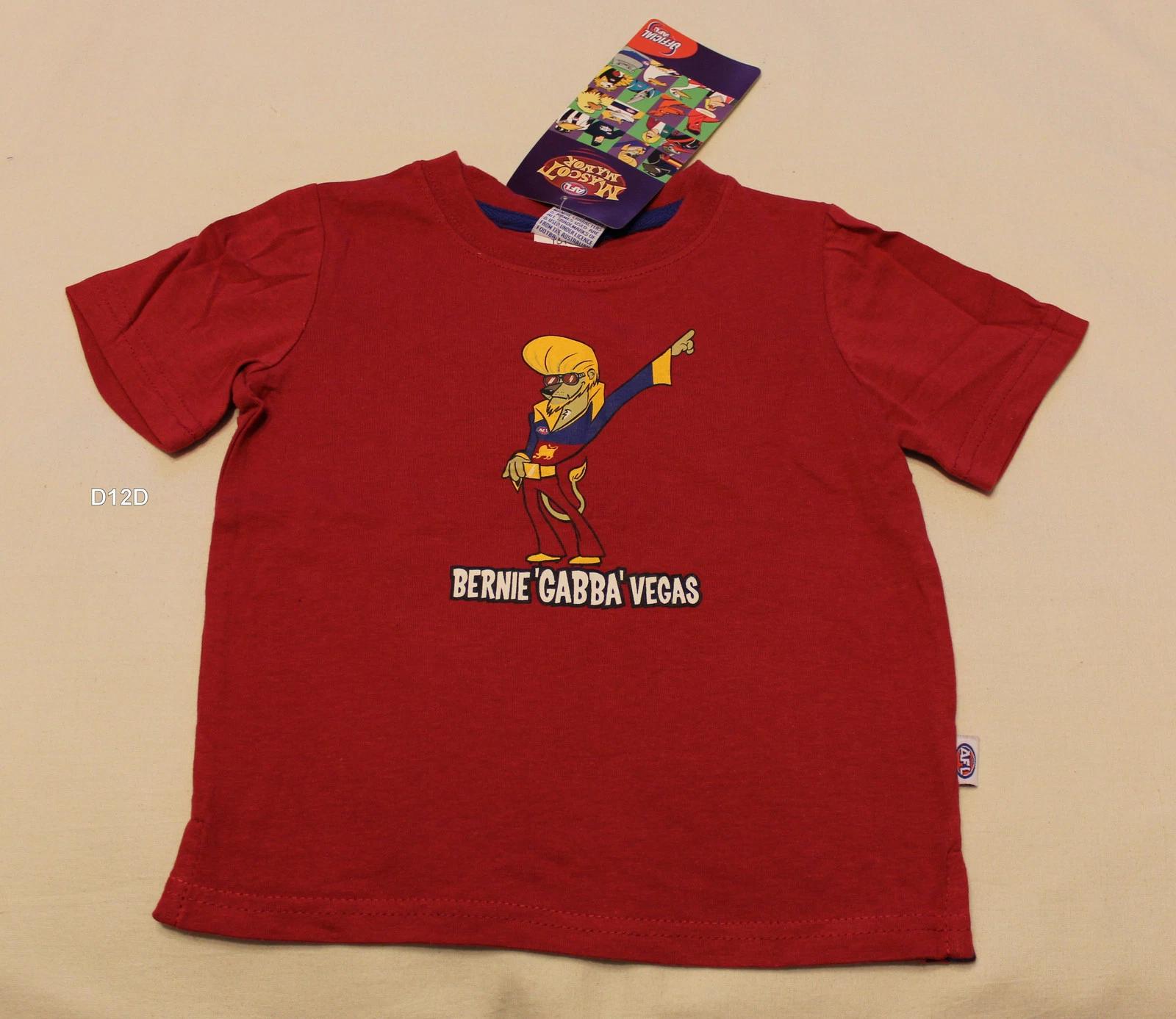 Brisbane Lions AFL Boys Mascot Maroon Short Sleeve Printed T Shirt Size 5 New 4XL
Brisbane Lions AFL Boys Mascot Maroon Short Sleeve Printed T Shirt Size 5 New 4XL