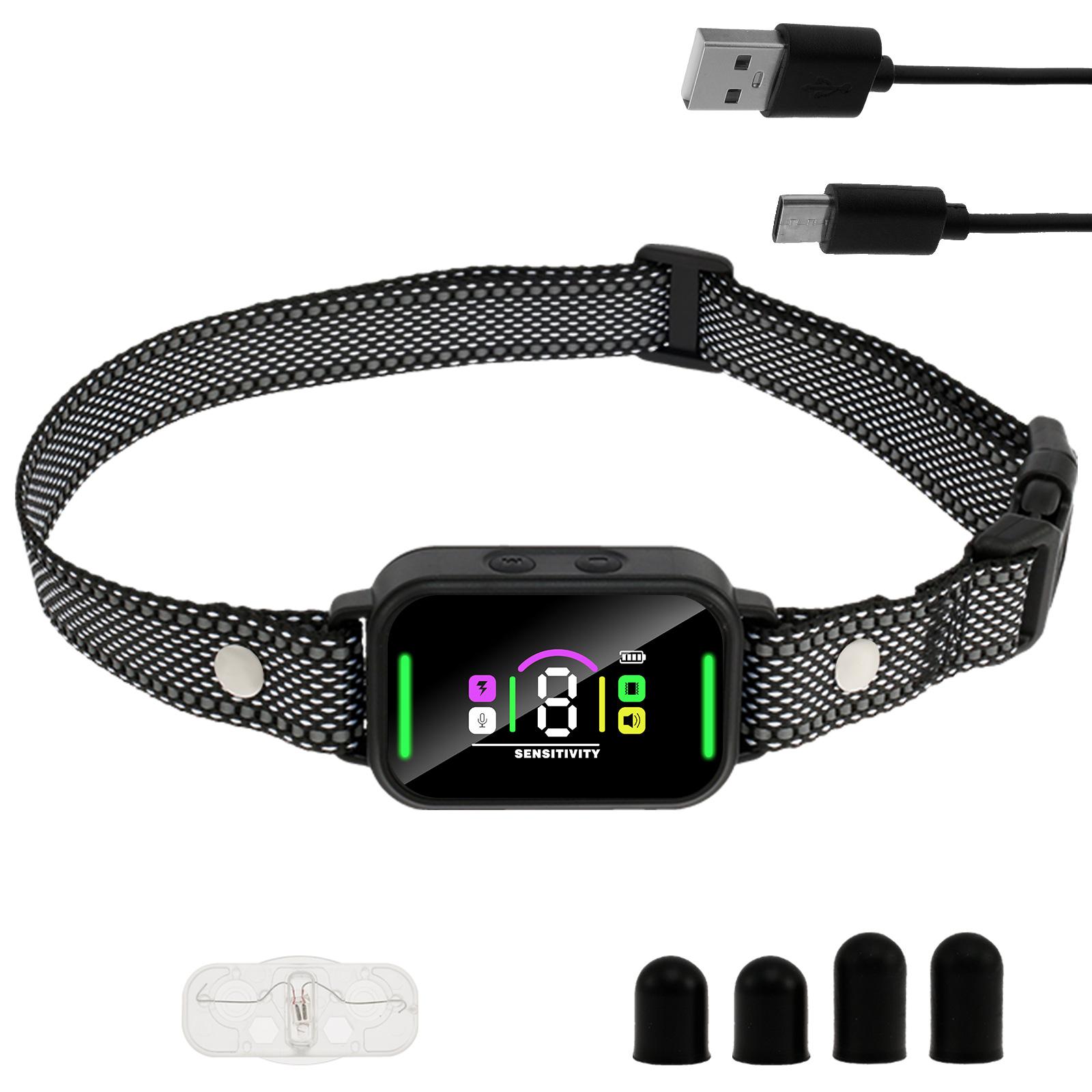 Pet Dog Anti Barking Device Bark Collar IP67 Waterproof Stop Barking Vibration Ultrasonic Dogs Training 4 Adjustable Modes USB чёрный
Pet Dog Anti Barking Device Bark Collar IP67 Waterproof Stop Barking Vibration Ultrasonic Dogs Training 4 Adjustable Modes USB чёрный