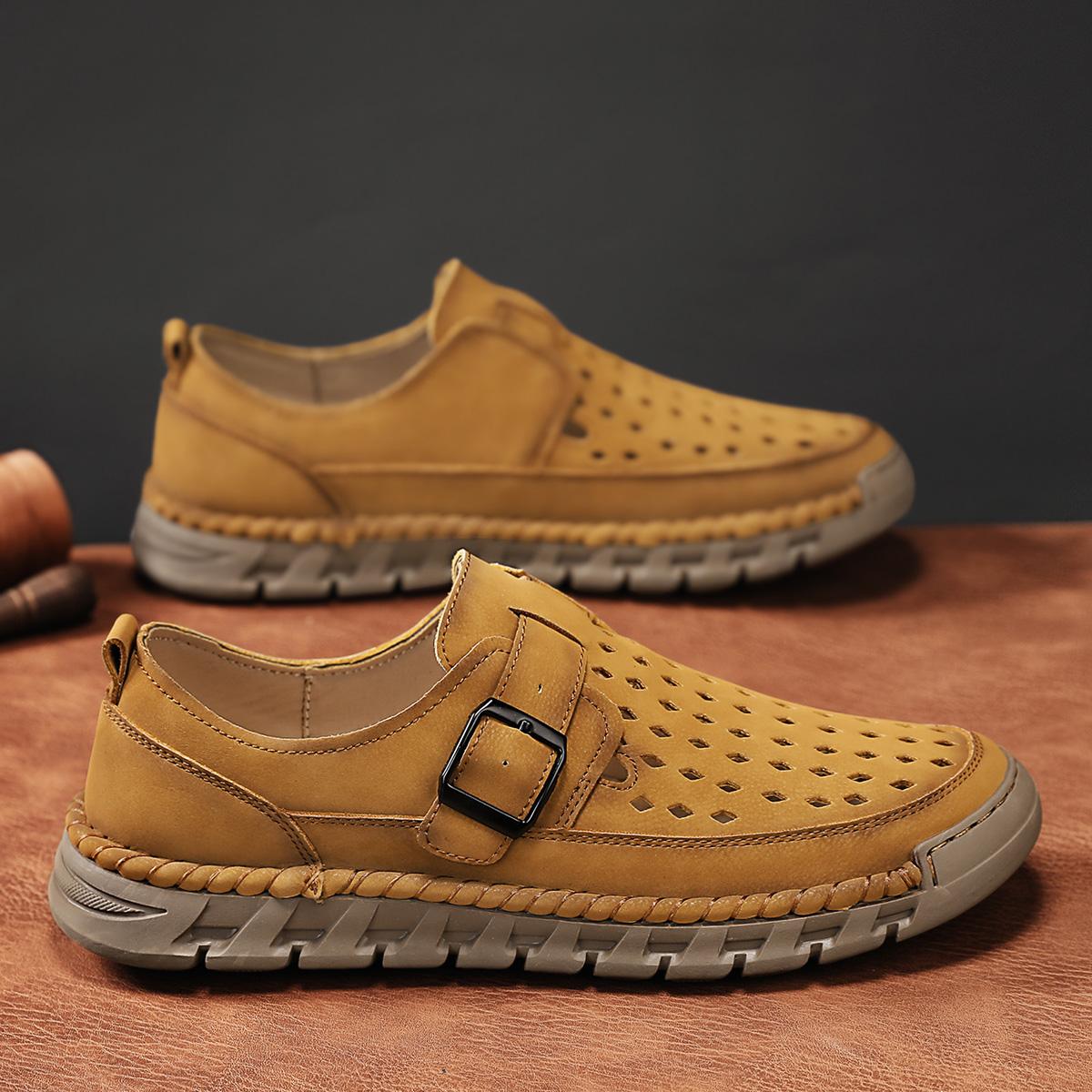 Fashionable Men s Leather Sandals Vintage Hand Sewn Hollow Summer Walking Shoe 2026 Buckle Breathable Casual Shoes Barefoot Shoe 39 коричневий
Fashionable Men s Leather Sandals Vintage Hand Sewn Hollow Summer Walking Shoe 2026 Buckle Breathable Casual Shoes Barefoot Shoe 39 коричневий