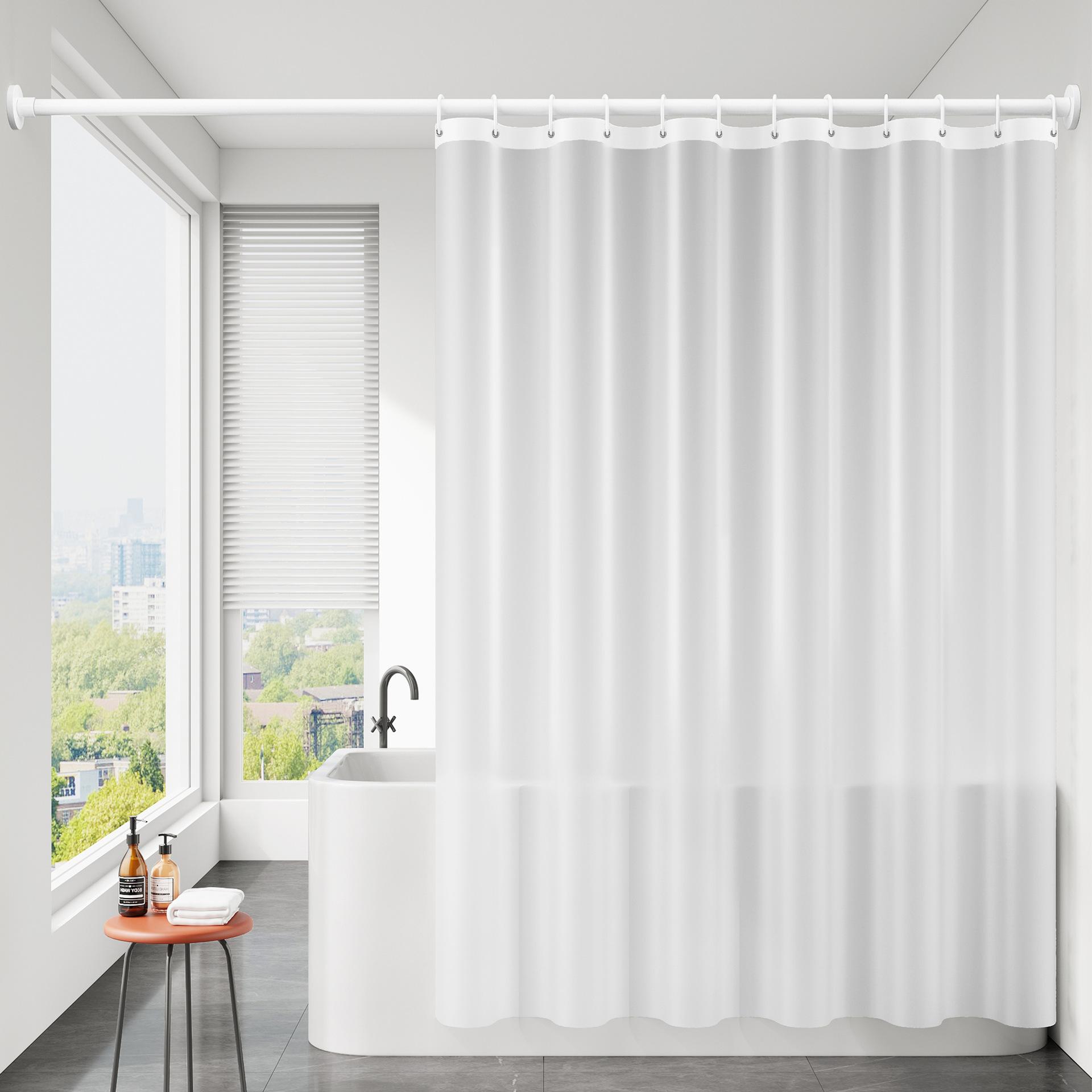 Shower Curtains White Floral Print Waterproof Mildew Proof Bathroom Curtain for Toilet Peva Fabric with Hooks Modern Style W80xH180cm
Shower Curtains White Floral Print Waterproof Mildew Proof Bathroom Curtain for Toilet Peva Fabric with Hooks Modern Style W80xH180cm