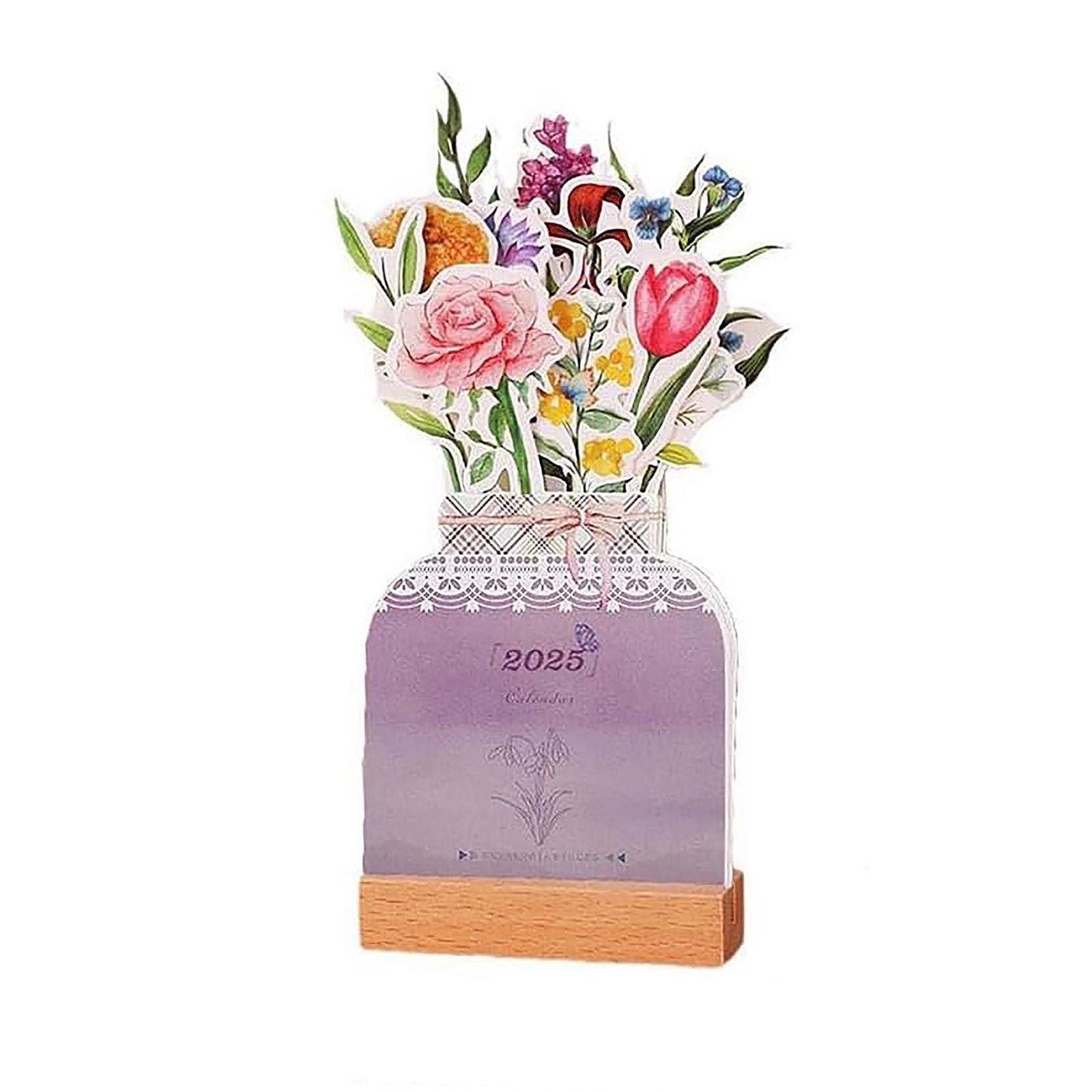 Цветы Настольный календарь Цветочный настольный календарь с деревянной основой Креативный съемный вазообразный ежемесячный календарь-планировщик фиолетовый
Цветы Настольный календарь Цветочный настольный календарь с деревянной основой Креативный съемный вазообразный ежемесячный календарь-планировщик фиолетовый