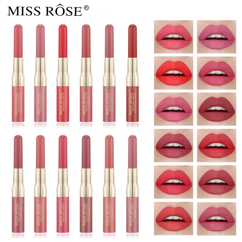 MISS ROSE Двойной карандаш для губ + блеск для губ 2 в 1 Губная помада Матовая косметика для макияжа губ Maquillage 12 цветов TSLM1
MISS ROSE Двойной карандаш для губ + блеск для губ 2 в 1 Губная помада Матовая косметика для макияжа губ Maquillage 12 цветов TSLM1