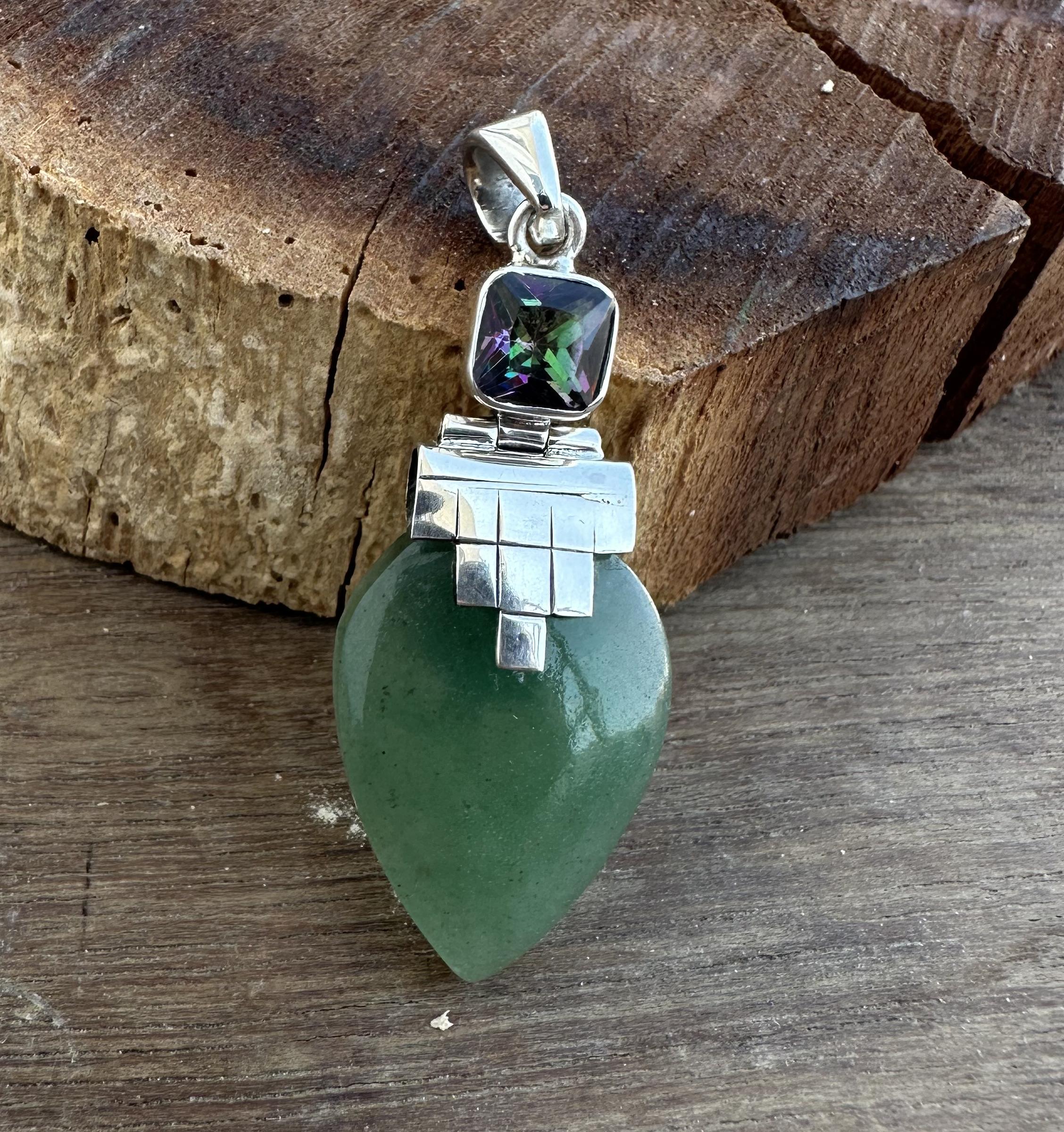 Natural Green Aventurine, Gemstone Pendant, Silver Gemstone Pendant, 925 Sterling Silver Pendant, Aventurine With Mystic Gemstone 2 Inches Length зелёный
Natural Green Aventurine, Gemstone Pendant, Silver Gemstone Pendant, 925 Sterling Silver Pendant, Aventurine With Mystic Gemstone 2 Inches Length зелёный