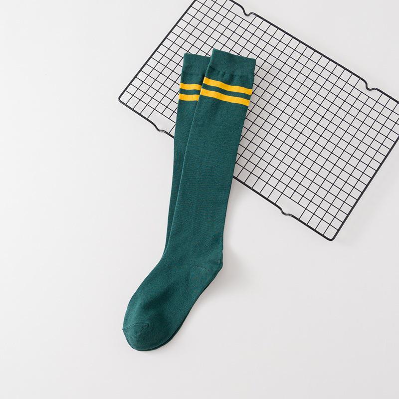 Женские длинные носки выше колена с двумя перемычками в студенческом стиле для весны и осени One Size
Женские длинные носки выше колена с двумя перемычками в студенческом стиле для весны и осени One Size