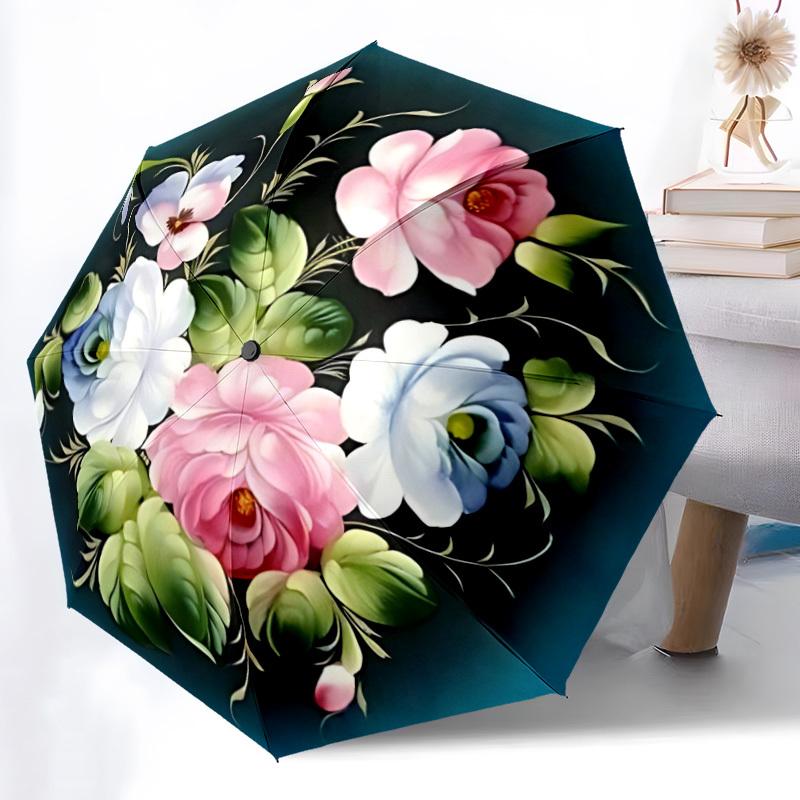 1pc Floral Bouquet Automatic Folding Umbrella Durable Iron Frame,All Seasons Home Travel Outdoor Multifunctional Umbrella yy251115134
1pc Floral Bouquet Automatic Folding Umbrella Durable Iron Frame,All Seasons Home Travel Outdoor Multifunctional Umbrella yy251115134