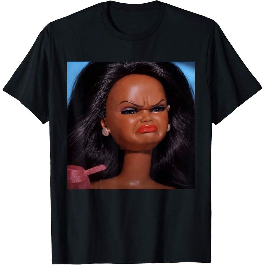 Funny Meme Reaction Black Doll Face TShirt Angry Disgusted Humor S
Funny Meme Reaction Black Doll Face TShirt Angry Disgusted Humor S