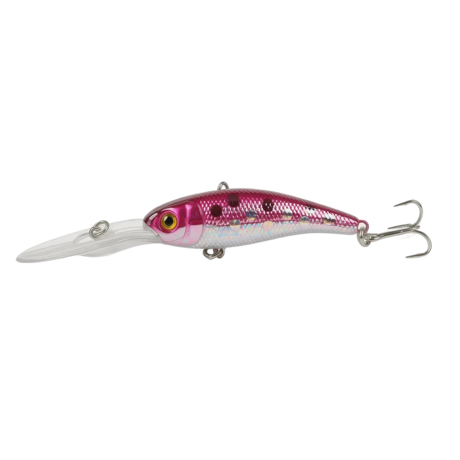 Fishing Lure Minnow Long Lip Deep Diving Hard Bait for Freshwater Bass Pike Trout Sea Fishing with Treble Hooks Durable Body one size
Fishing Lure Minnow Long Lip Deep Diving Hard Bait for Freshwater Bass Pike Trout Sea Fishing with Treble Hooks Durable Body one size
