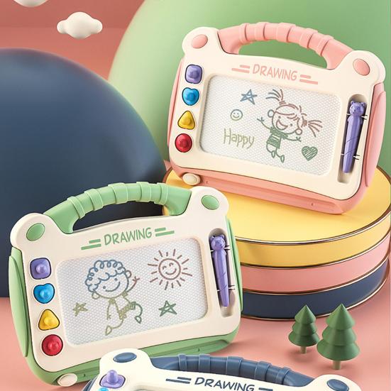 Yousheng Magnetic Graffiti Board with 4 Different Pattern Stamps Erase Drawings Easily Anti-Lost Pen Kids Art Board Educational Toy синий
Yousheng Magnetic Graffiti Board with 4 Different Pattern Stamps Erase Drawings Easily Anti-Lost Pen Kids Art Board Educational Toy синий