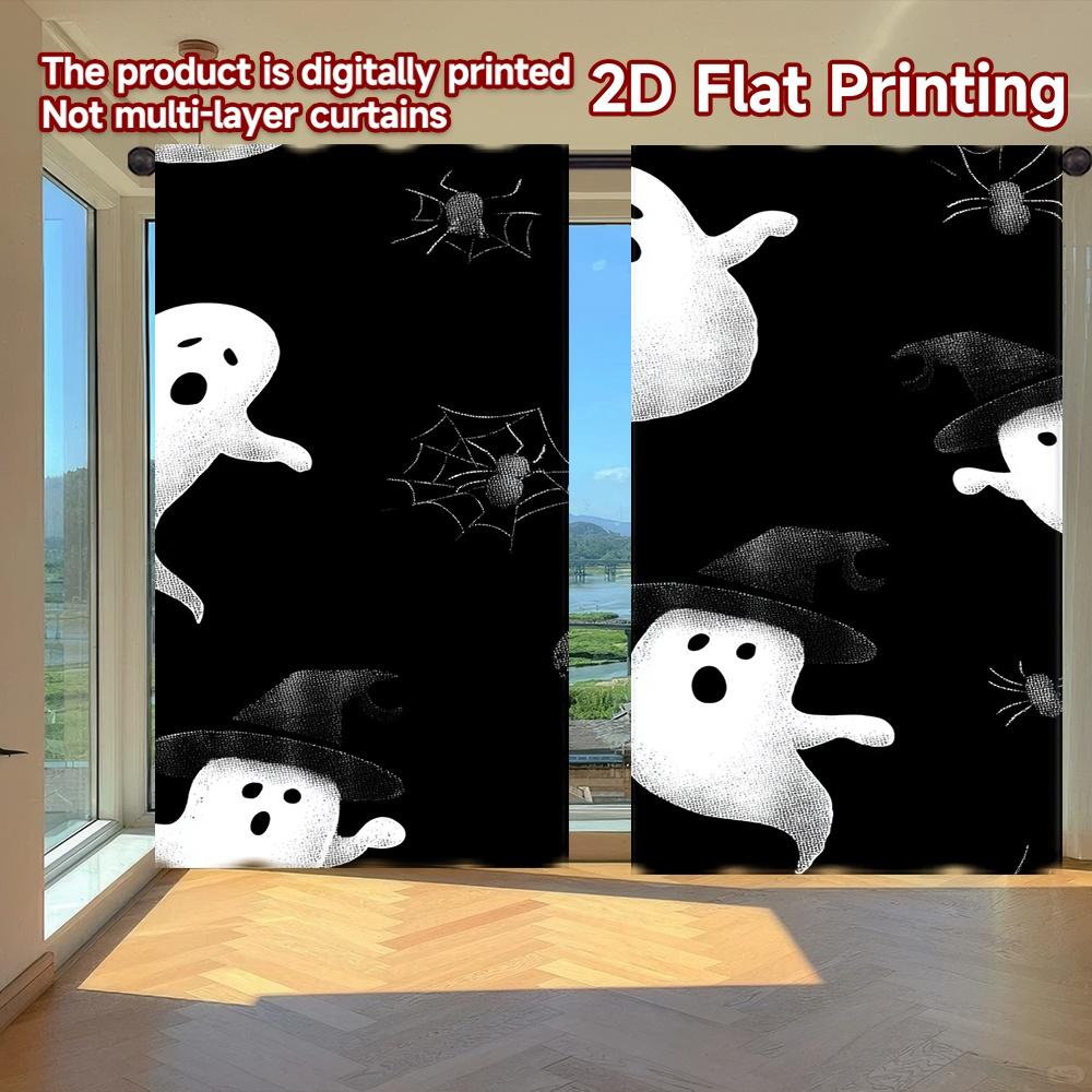 2D FLAT PRINTING 2pcs Curtains (Without Rod) Halloween Ghosts and Spiders Saint Patrick is Day Festival Popular Curtains&Drapes 100*130 HOOK 1pcs
2D FLAT PRINTING 2pcs Curtains (Without Rod) Halloween Ghosts and Spiders Saint Patrick is Day Festival Popular Curtains&Drapes 100*130 HOOK 1pcs