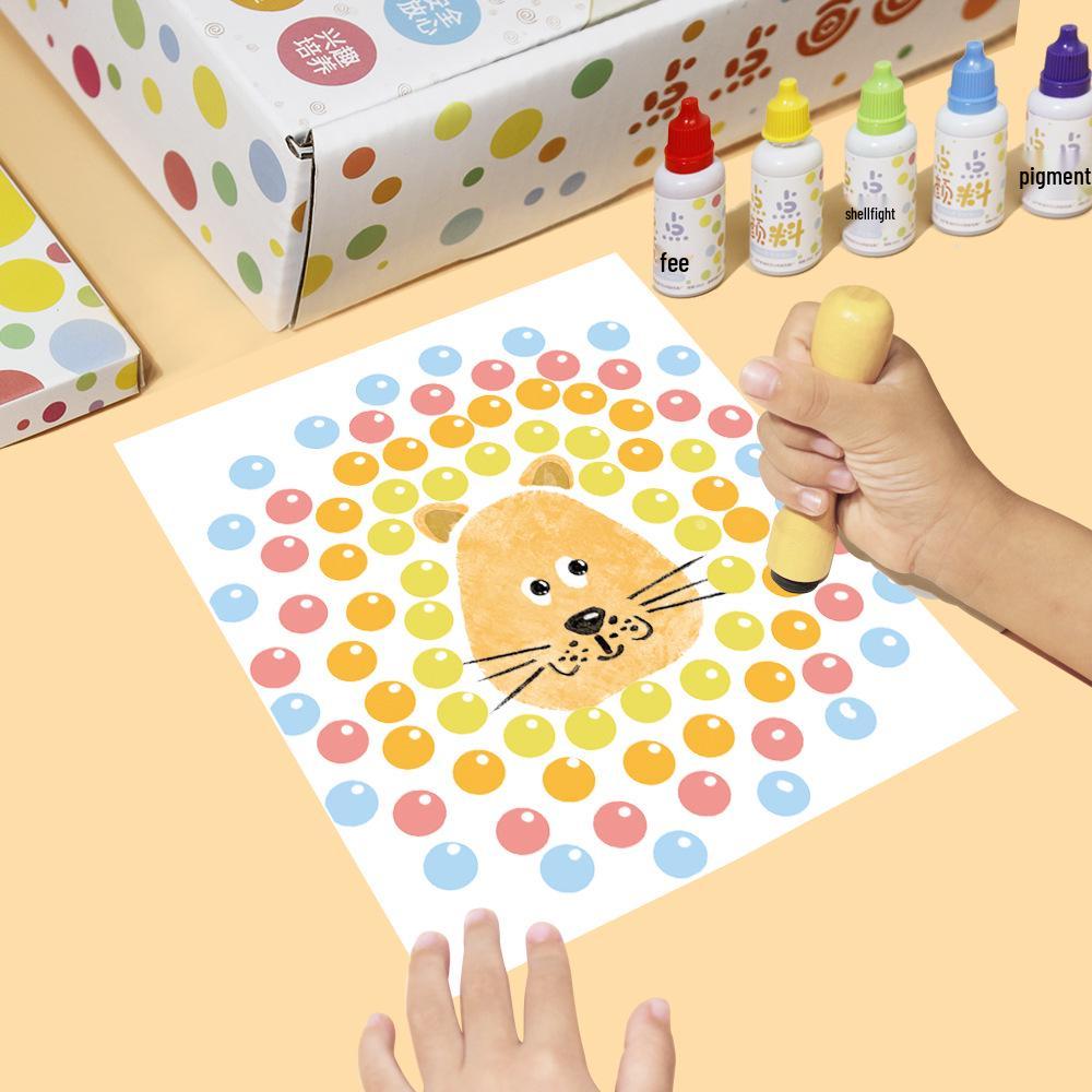 Dot Art Kids Coloring Book: Pencil Control & Concentration Puzzle for Early Education Dot Painting Set Version B
Dot Art Kids Coloring Book: Pencil Control & Concentration Puzzle for Early Education Dot Painting Set Version B