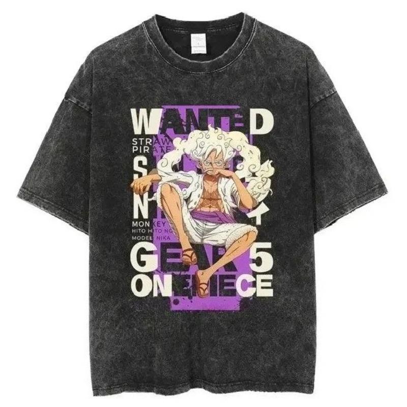 Japanese anime One Piece washed Tshirt Summer New pure cotton unisex Gear Fifth Luffy pattern shortsleeved Loose YK shir M
Japanese anime One Piece washed Tshirt Summer New pure cotton unisex Gear Fifth Luffy pattern shortsleeved Loose YK shir M