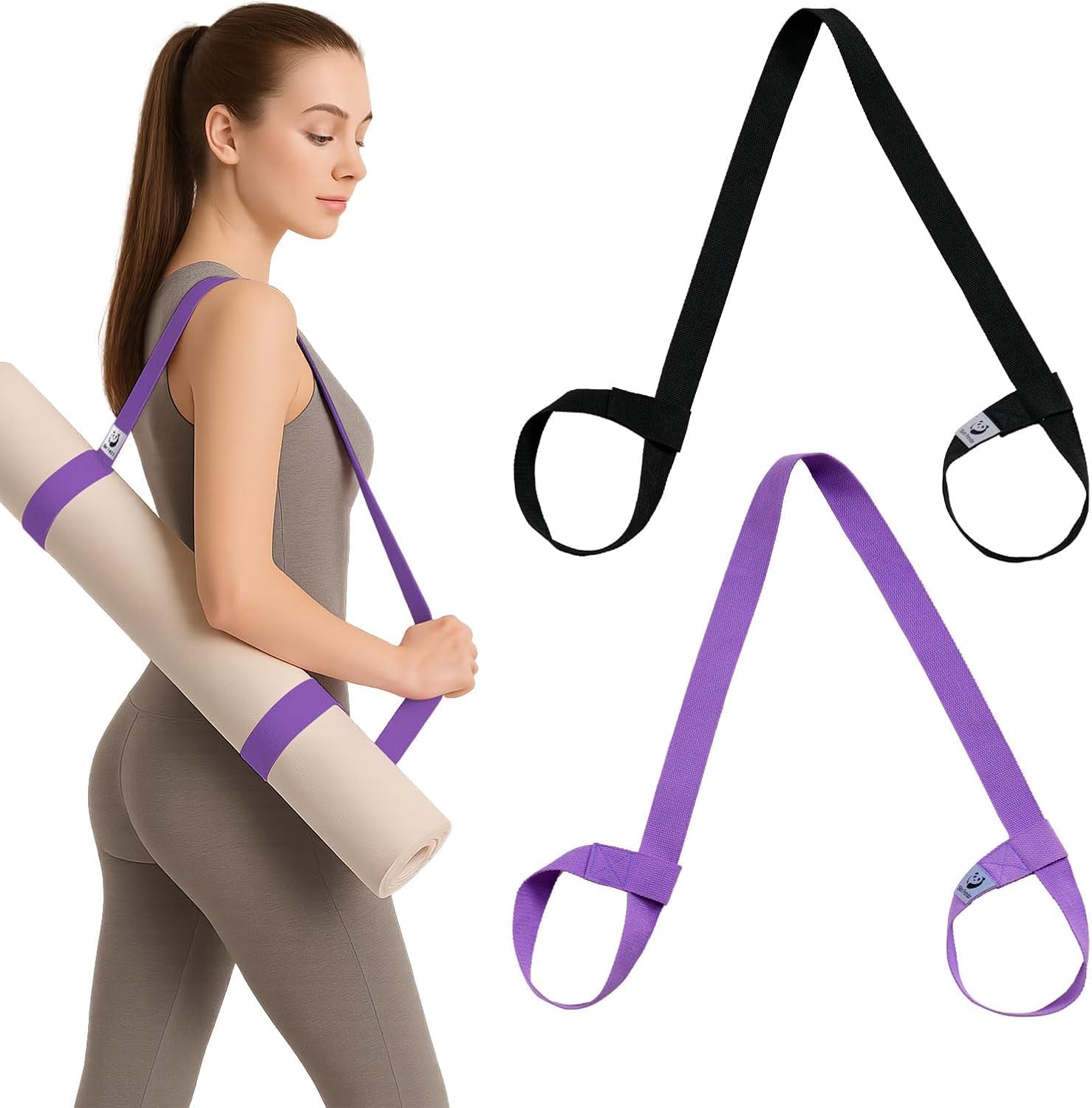 Slim Panda Yoga Mat Straps for Carrying, Adjustable Yoga Mat Carrier Sling Fits All Mats(Mat Not Included) A
Slim Panda Yoga Mat Straps for Carrying, Adjustable Yoga Mat Carrier Sling Fits All Mats(Mat Not Included) A