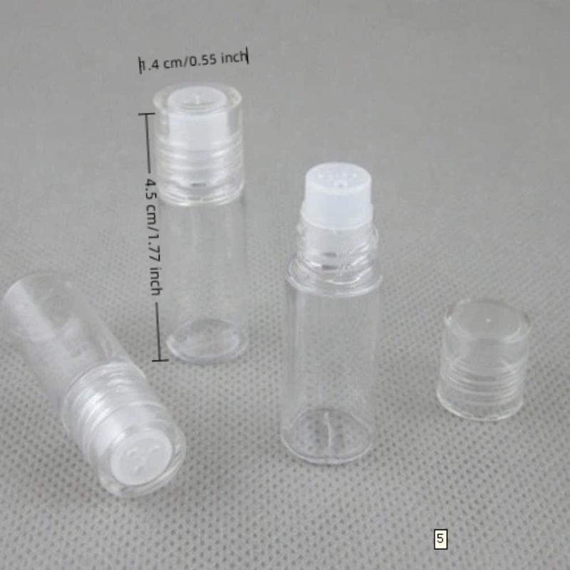 5Pcs Mini Clear 3ml Empty Loose Powder Container Plastic Bottle With 3-hole Plug Sifter Refillable For Eye Shadow Cosmetic
5Pcs Mini Clear 3ml Empty Loose Powder Container Plastic Bottle With 3-hole Plug Sifter Refillable For Eye Shadow Cosmetic