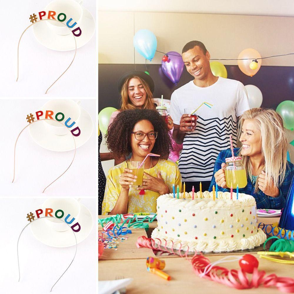Hair Accessories Alloy Silver Color Enamel Letter Headpiece Proud Headband Rainbow Letters Hairband
Hair Accessories Alloy Silver Color Enamel Letter Headpiece Proud Headband Rainbow Letters Hairband