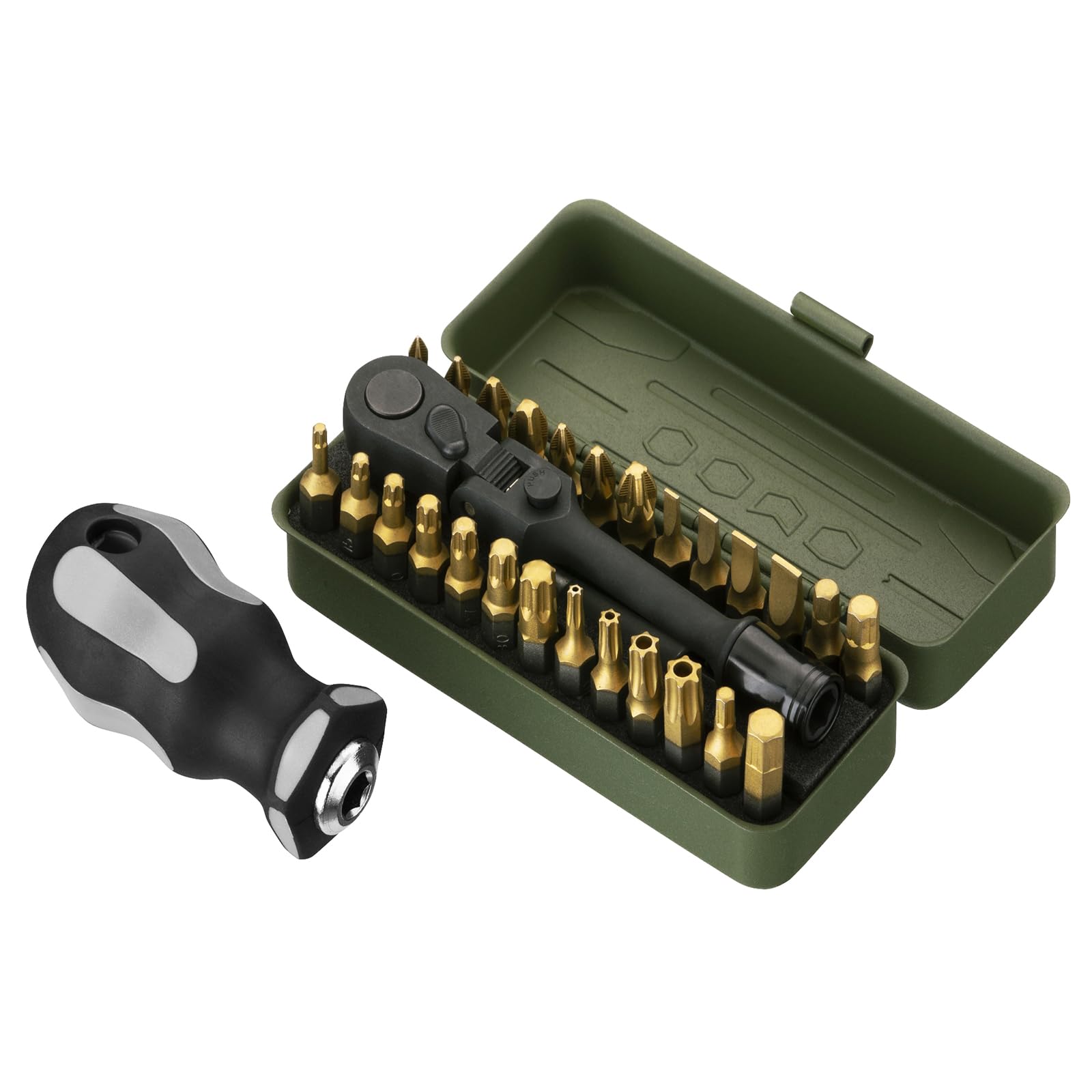 Arsenal Tool Многофункциональный набор бит 26 шт. с футляром для хранения Шестигранный хвостовик бит 6,35 мм AS-80729
Arsenal Tool Многофункциональный набор бит 26 шт. с футляром для хранения Шестигранный хвостовик бит 6,35 мм AS-80729