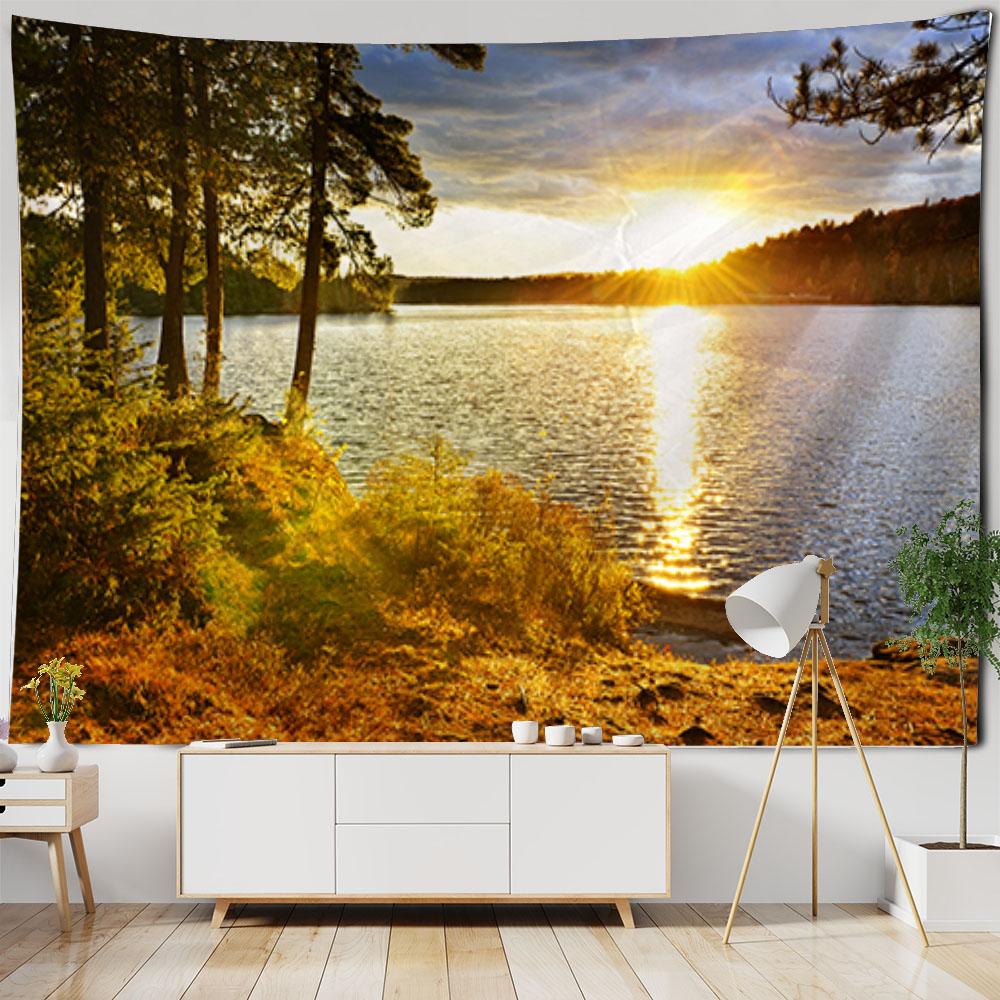 Пейзаж Лесной пейзаж Настенный гобелен Художественное украшение Одеяло Штора висит дома Спальня Гостиная гобелен 230X180CM
Пейзаж Лесной пейзаж Настенный гобелен Художественное украшение Одеяло Штора висит дома Спальня Гостиная гобелен 230X180CM