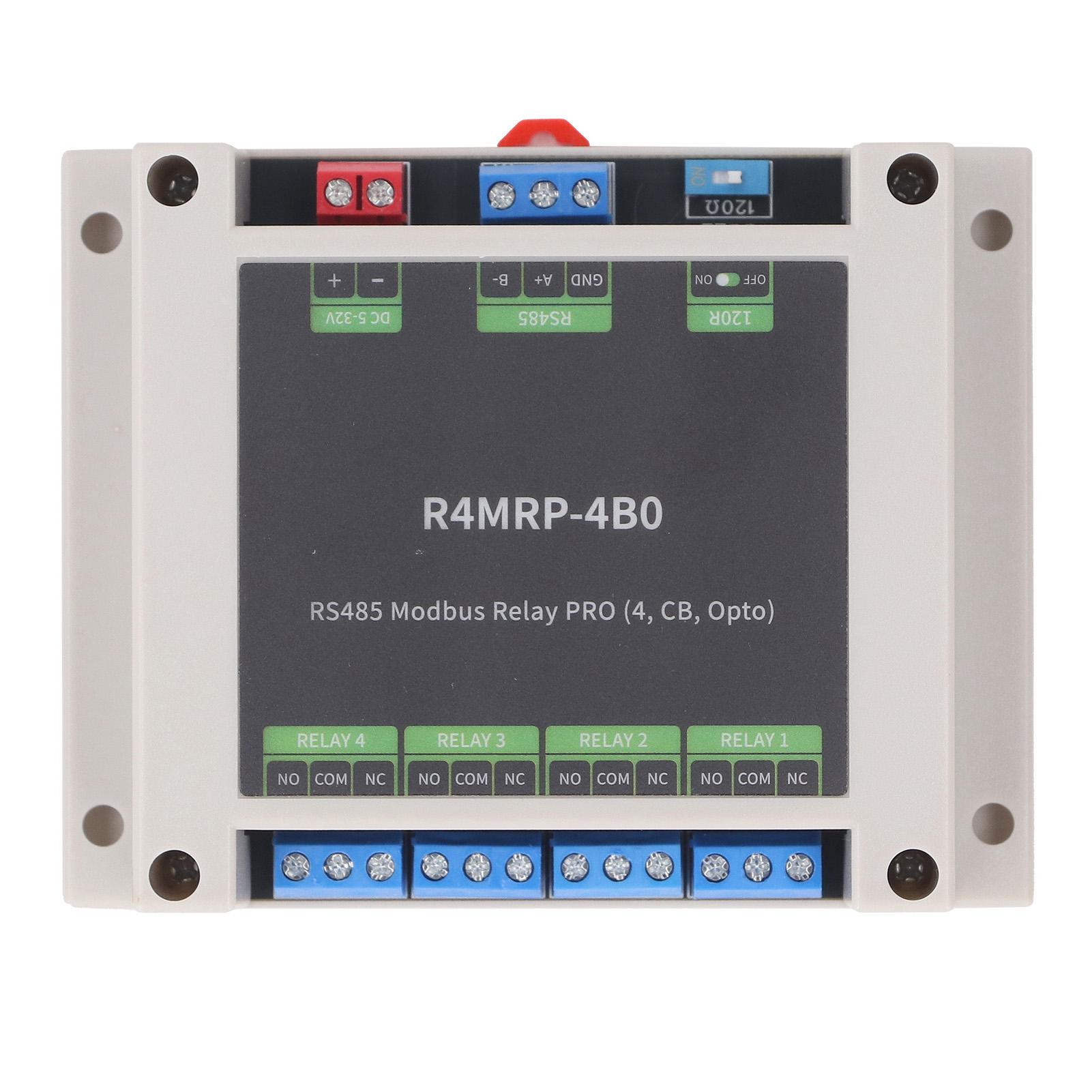RTU 4 Channel Relay Module With 485 Interface Built in Optocoupler Isolation for Industrial
RTU 4 Channel Relay Module With 485 Interface Built in Optocoupler Isolation for Industrial