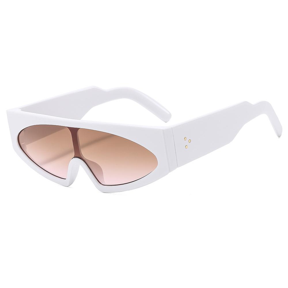 Unique One Piece Goggle Sunglasses Women Trend Y2k Sports Sun Glasses Female Vintage Fashion Jelly Color Rivets Sunglass As shown
Unique One Piece Goggle Sunglasses Women Trend Y2k Sports Sun Glasses Female Vintage Fashion Jelly Color Rivets Sunglass As shown