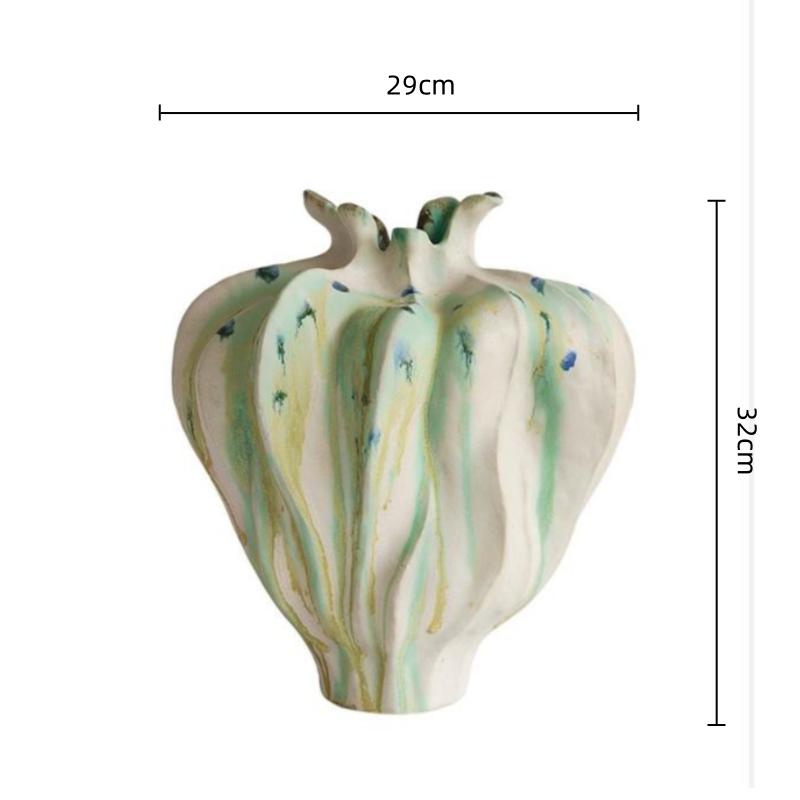 Handmade Ceramic Vase Hand-drawn Graffiti Irregular Folds Flower Vase Ceramic Handicrafts Home Decoration Accessories
Handmade Ceramic Vase Hand-drawn Graffiti Irregular Folds Flower Vase Ceramic Handicrafts Home Decoration Accessories