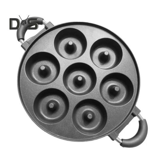 Сковорода для выпечки торта с 7 отверстиями, гладкая сковорода для омлета, антипригарная сковорода для шариков осьминога, омлетница для завтрака B
Сковорода для выпечки торта с 7 отверстиями, гладкая сковорода для омлета, антипригарная сковорода для шариков осьминога, омлетница для завтрака B