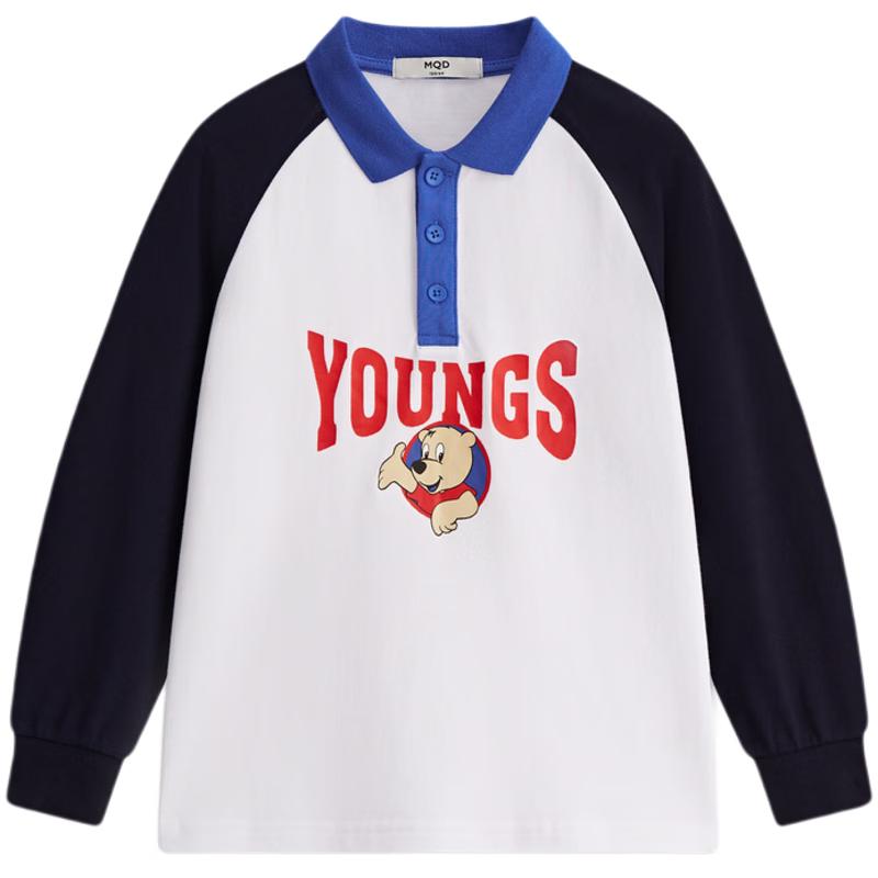 MQD Boys Fall Color-block Cartoon Print Long-sleeve Polo Shirt 120
MQD Boys Fall Color-block Cartoon Print Long-sleeve Polo Shirt 120