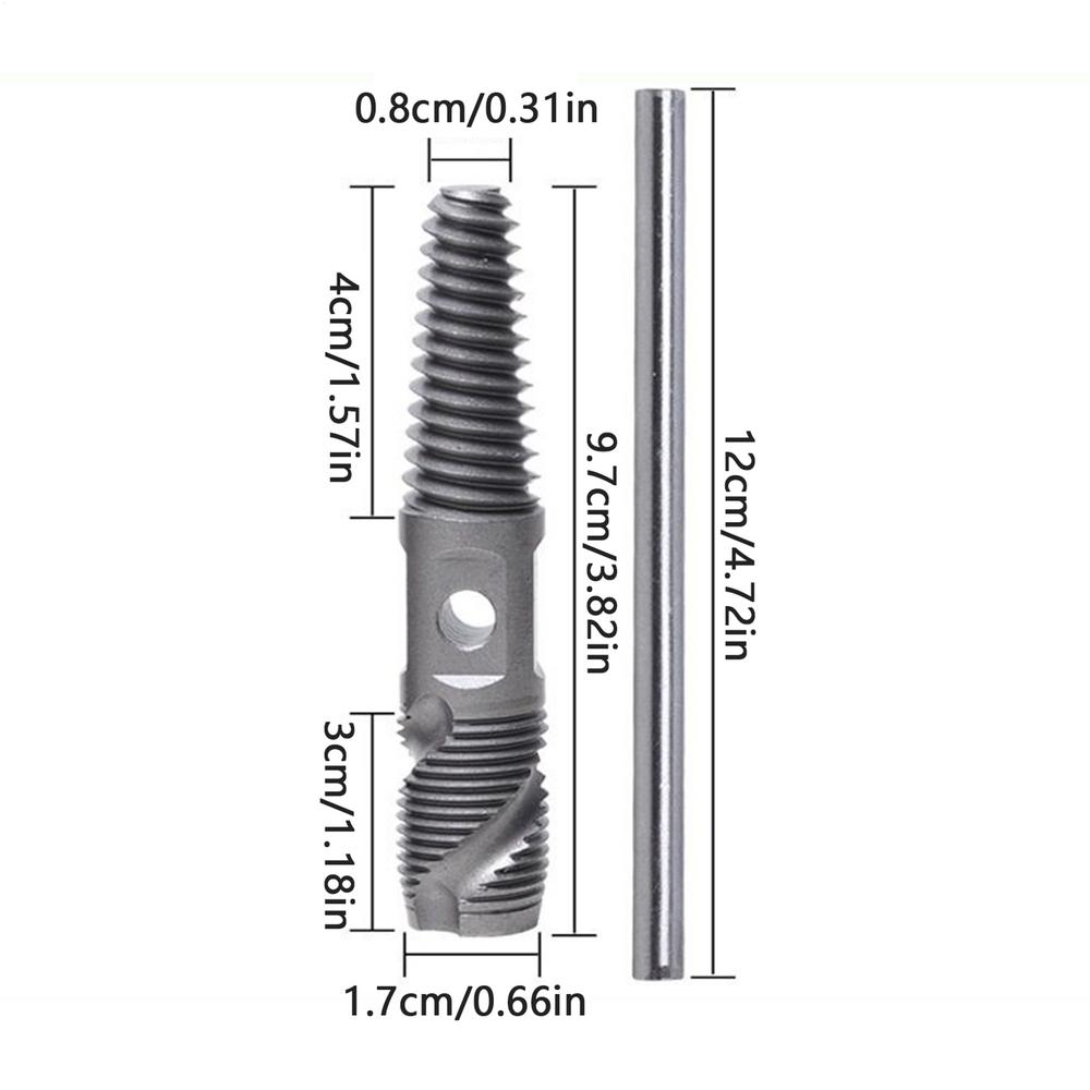 Stripped Screw Extractor Damaged Bolt Remover Double Head Remover 1/2in 3/4 Inch Bolts Screws Home Repair For Husband
Stripped Screw Extractor Damaged Bolt Remover Double Head Remover 1/2in 3/4 Inch Bolts Screws Home Repair For Husband