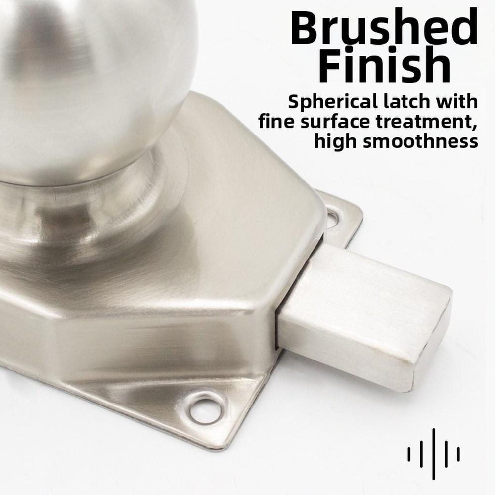 304 Stainless Steel Spherical Pin Door Lock with Seamless Operation and Rust Resistant for Bathroom and Interior Doors China Mainland
304 Stainless Steel Spherical Pin Door Lock with Seamless Operation and Rust Resistant for Bathroom and Interior Doors China Mainland