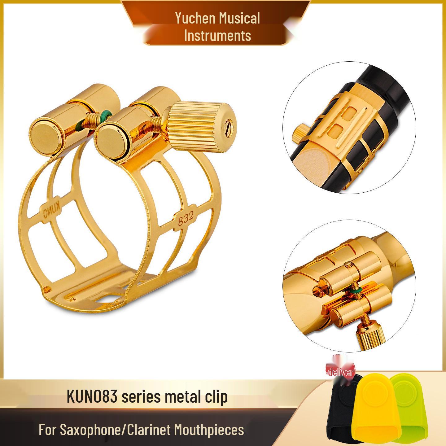 KUNO Jiu Ye Metal Cassette Clip 83 Series: High-Middle Tenor Bakelite Flute Mouthpiece Clip Tenor Bakelite Mouthpiece KL-833
KUNO Jiu Ye Metal Cassette Clip 83 Series: High-Middle Tenor Bakelite Flute Mouthpiece Clip Tenor Bakelite Mouthpiece KL-833