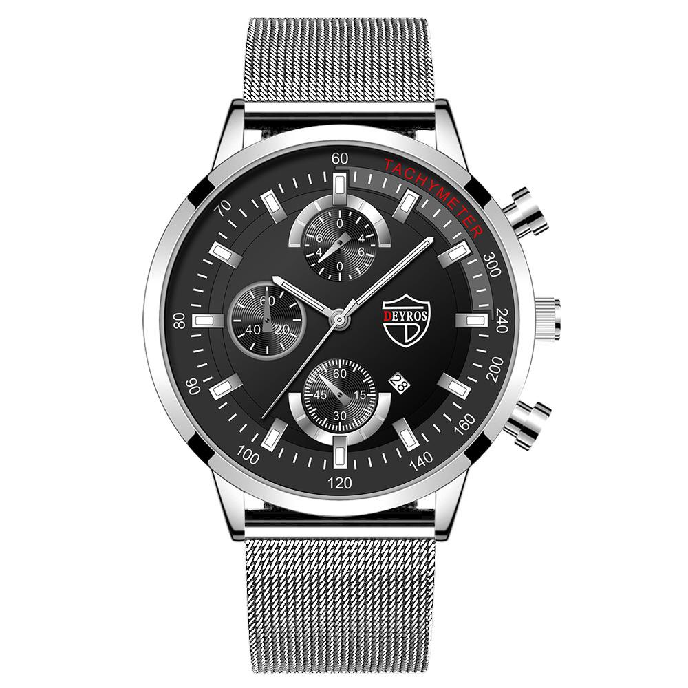 New Business Watch Men s Calendar Watch, Student Watch, Casual Watch Steel Watch срібний
New Business Watch Men s Calendar Watch, Student Watch, Casual Watch Steel Watch срібний