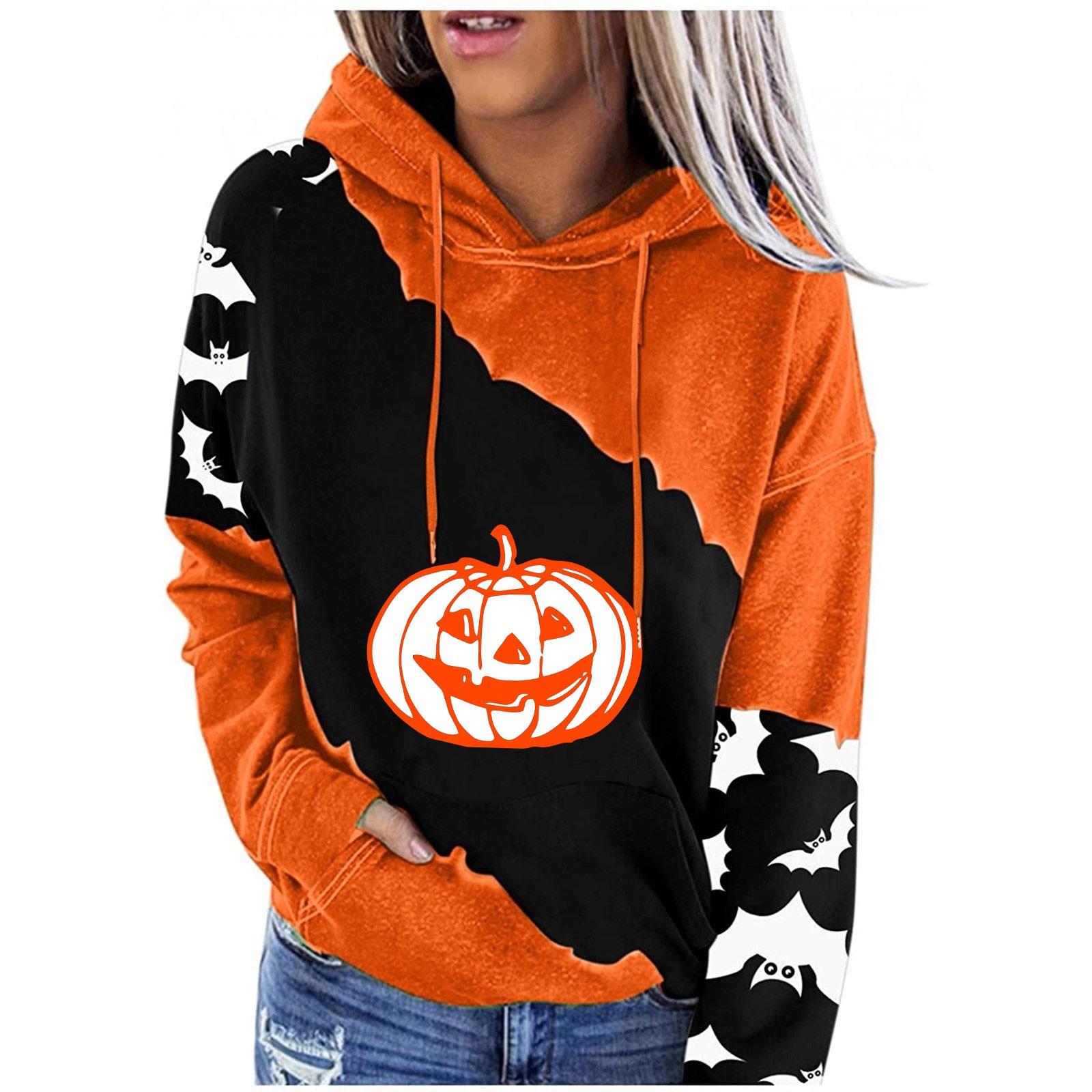 Женский повседневный модный пуловер с длинным рукавом и принтом Хэллоуина с капюшоном XXXL имбирный
Женский повседневный модный пуловер с длинным рукавом и принтом Хэллоуина с капюшоном XXXL имбирный