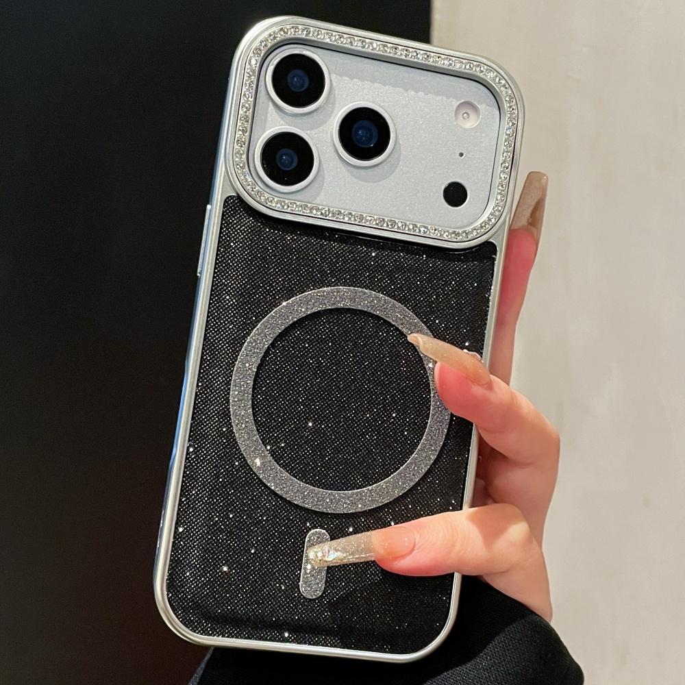 Shiny Glitter Magnetic For Magsafe Case for iPhone 17 Air 16 15 14 Plus 13 12 17 Pro Max Wireless Charging Bumper Cover For iphone12
Shiny Glitter Magnetic For Magsafe Case for iPhone 17 Air 16 15 14 Plus 13 12 17 Pro Max Wireless Charging Bumper Cover For iphone12
