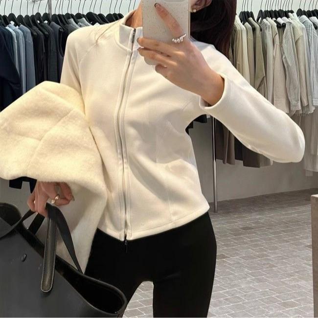 Women s Stand-Up Collar Zipper Hoodie - Slimming Solid Color Jacket for Spring/Autumn L чорний
Women s Stand-Up Collar Zipper Hoodie - Slimming Solid Color Jacket for Spring/Autumn L чорний