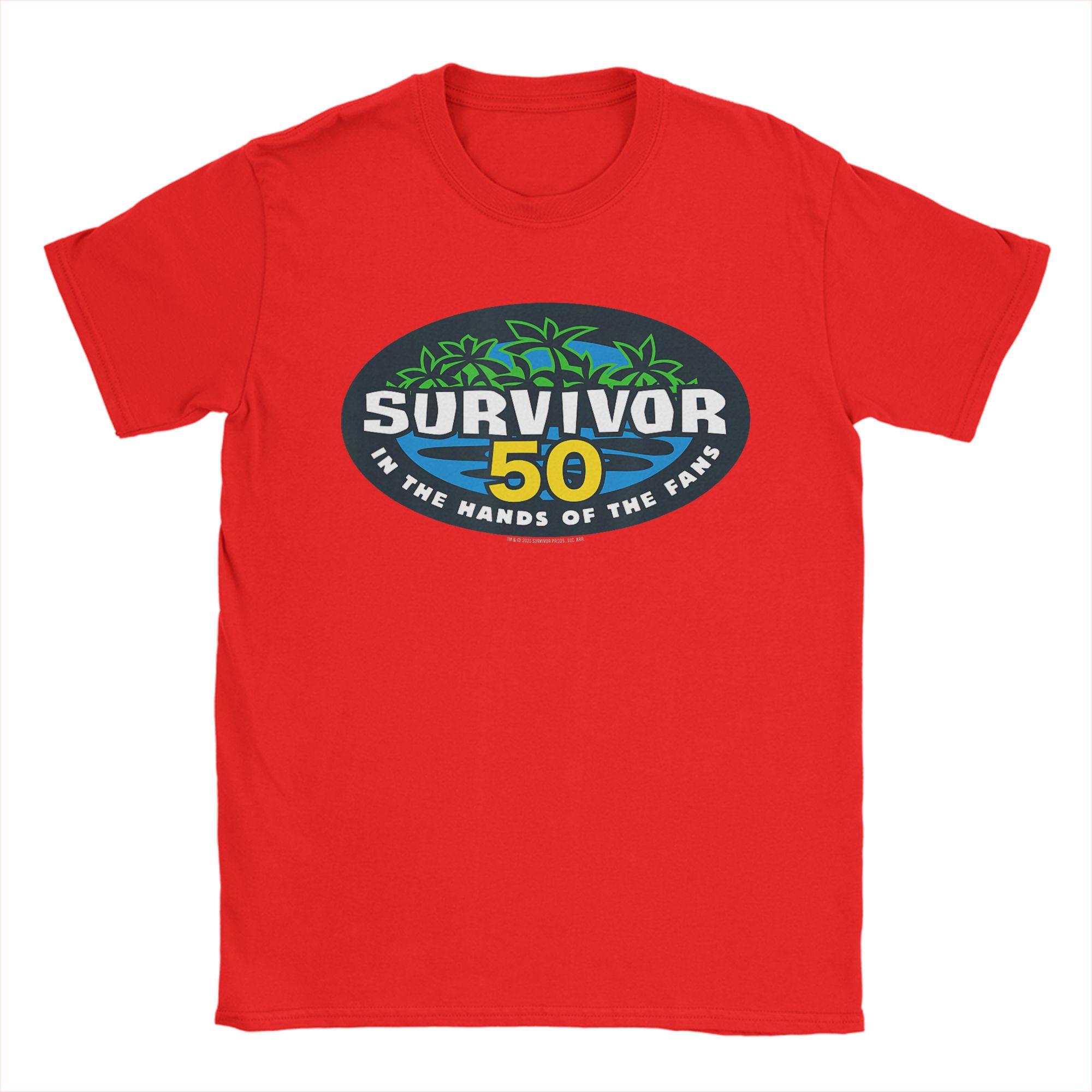 Survivor Season 50 Logo Unisexs T Shirt Novelty Tees Short Sleeve Crewneck TShirts 100 Cotton Printed Tops S
Survivor Season 50 Logo Unisexs T Shirt Novelty Tees Short Sleeve Crewneck TShirts 100 Cotton Printed Tops S