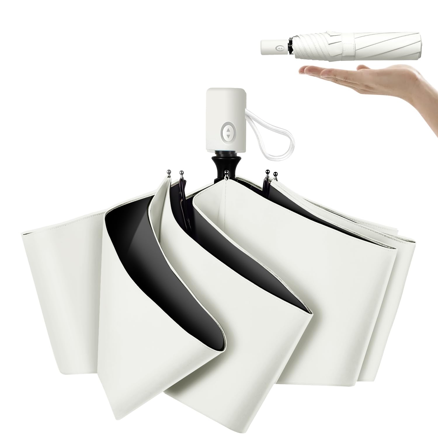 Сертифицированный JIS УФ-свет и тепло и Компактный складной зонт с Идеально подходит для солнца и Портативный и Особенности Автоматический Ветрозащитный и и Тепловой удар белый
Сертифицированный JIS УФ-свет и тепло и Компактный складной зонт с Идеально подходит для солнца и Портативный и Особенности Автоматический Ветрозащитный и и Тепловой удар белый