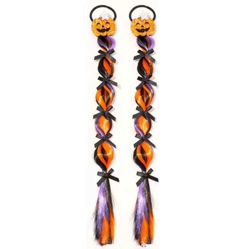 2 шт. Хэллоуин Мода Фонарь Коса Парик Резинки для волос для девочек с элементами тыквы и паука Забавные аксессуары для волос A2
2 шт. Хэллоуин Мода Фонарь Коса Парик Резинки для волос для девочек с элементами тыквы и паука Забавные аксессуары для волос A2