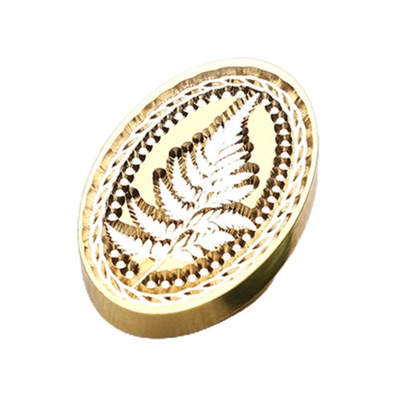 Печать воска Головка штампа Цветок Печать воска Кленовый лист Тисненая краска Головка штампа для открытки Свадебная вечеринка Приглашение X3UC